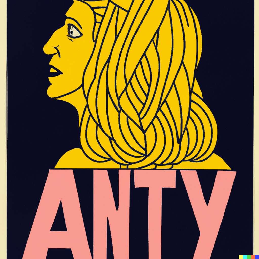 a representation of anxiety, painting by Andy Warhol